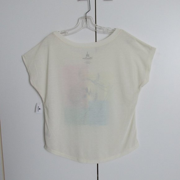Disney Parks Tink Tinkerbell Wide Neck Loose-Fit Sleeveless Tee T-Shirt Size L - Picture 6 of 9